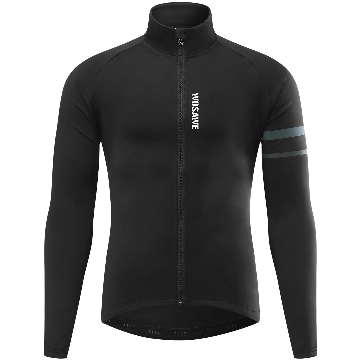 Men’s Outdoor Cycling Jacket – Windproof, Thermal Fleece, Reflective Coat for Autumn & Winter