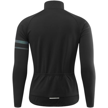 Men’s Outdoor Cycling Jacket – Windproof, Thermal Fleece, Reflective Coat for Autumn & Winter
