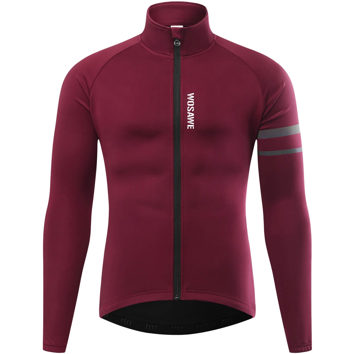 Men’s Outdoor Cycling Jacket – Windproof, Thermal Fleece, Reflective Coat for Autumn & Winter