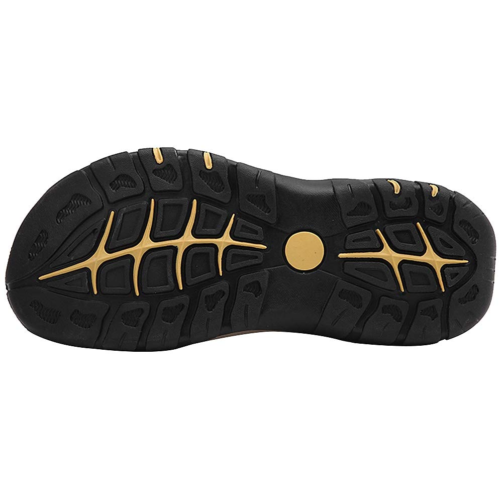 Men’s Outdoor Hiking Sandals with Adjustable Bungee Laces