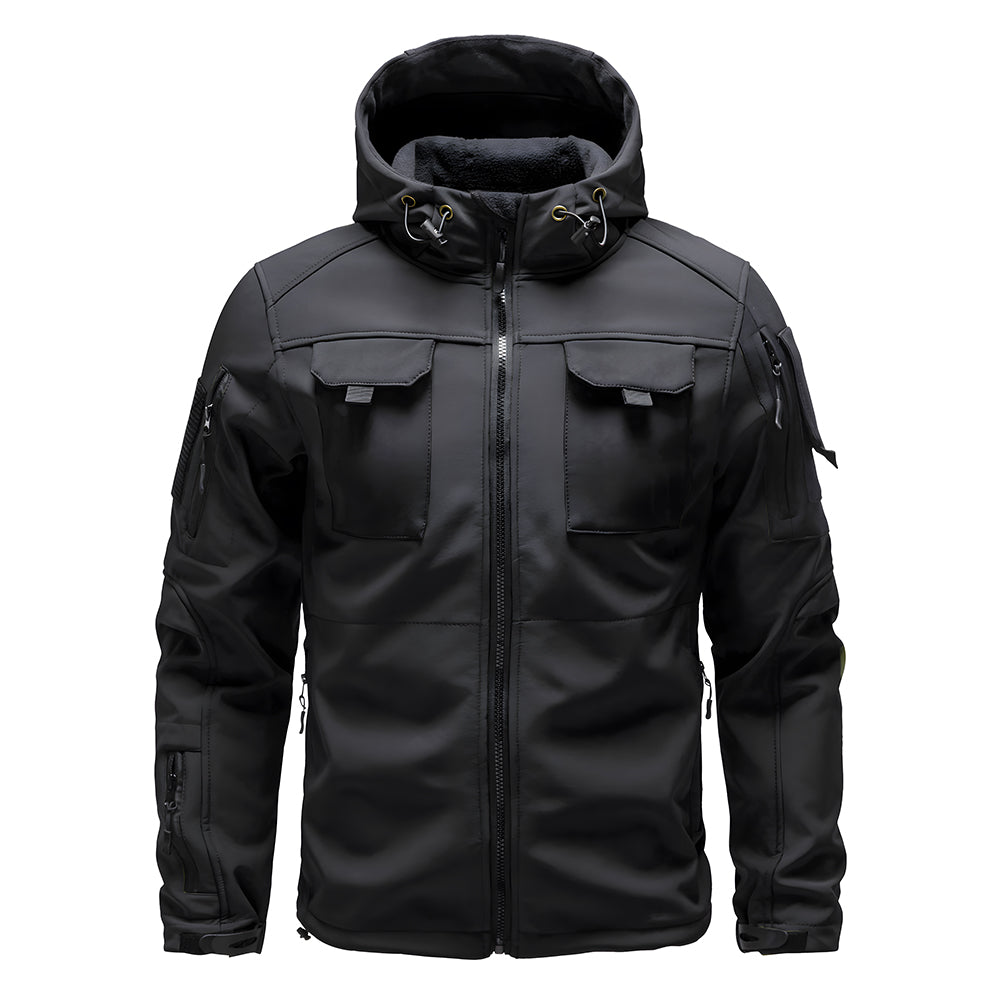 Men's Outdoor Tactical Jacket | Waterproof Hiking Jacket with Hood