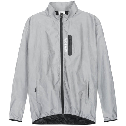 Men’s Reflective Cycling Jacket – Night Safety Windbreaker, Lightweight MTB Sport Coat