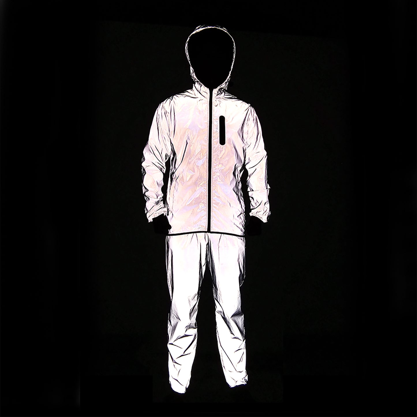 Men’s Reflective Cycling Jacket – Night Safety Windbreaker, Lightweight MTB Sport Coat