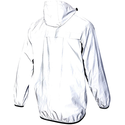 Men’s Reflective Cycling Jacket – Night Safety Windbreaker, Lightweight MTB Sport Coat