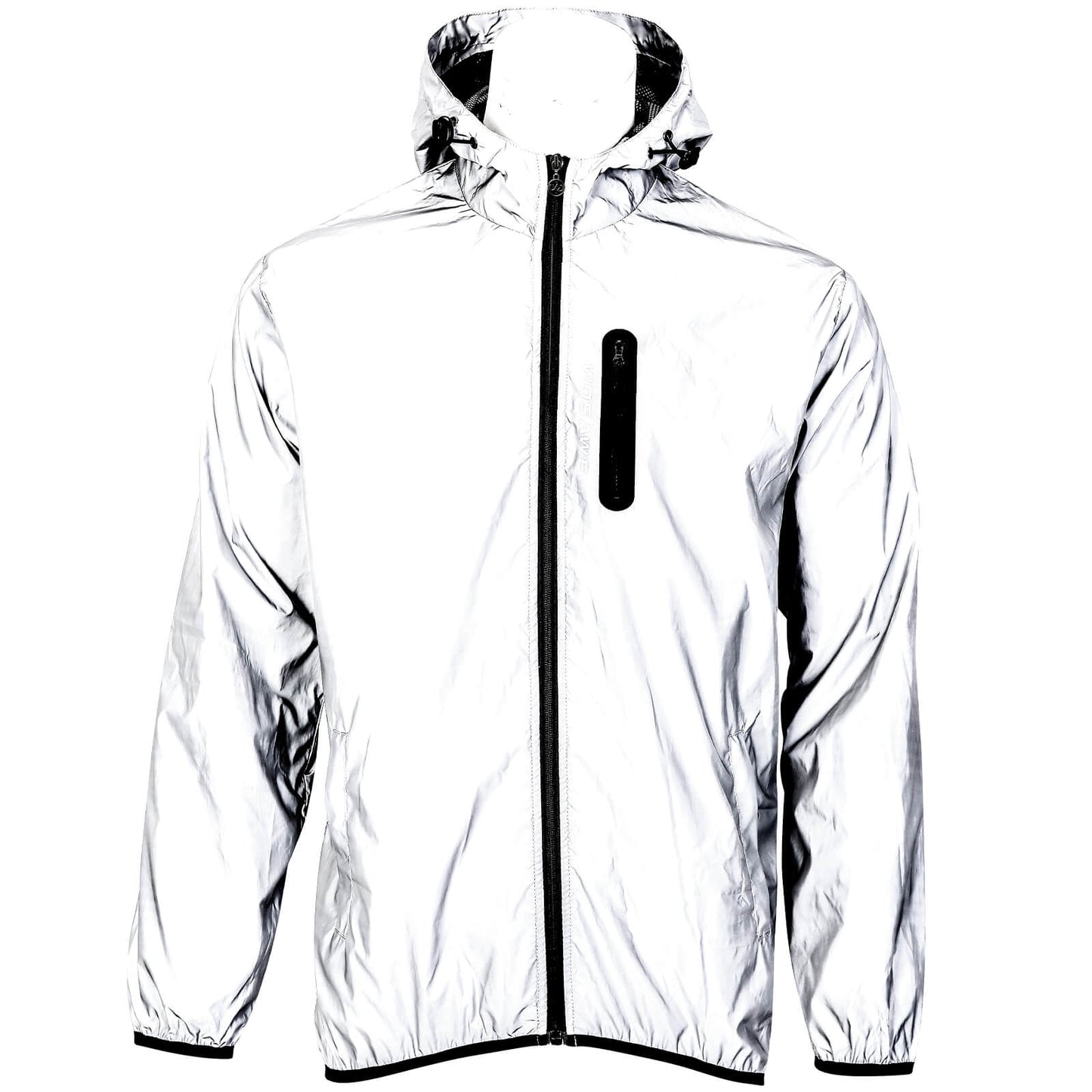 Men’s Reflective Cycling Jacket – Night Safety Windbreaker, Lightweight MTB Sport Coat