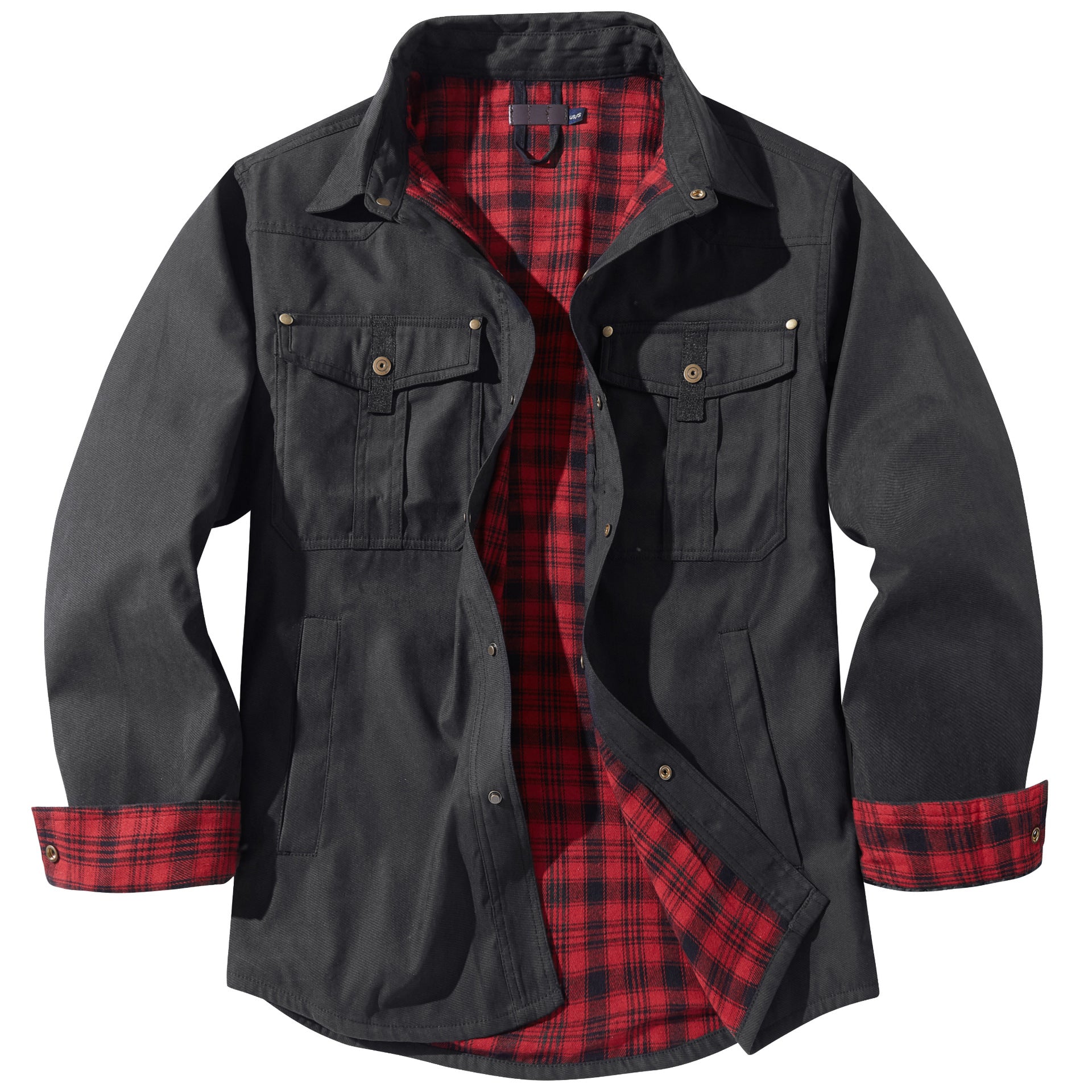 Men's Retro Western Style Flannel Casual Jacket