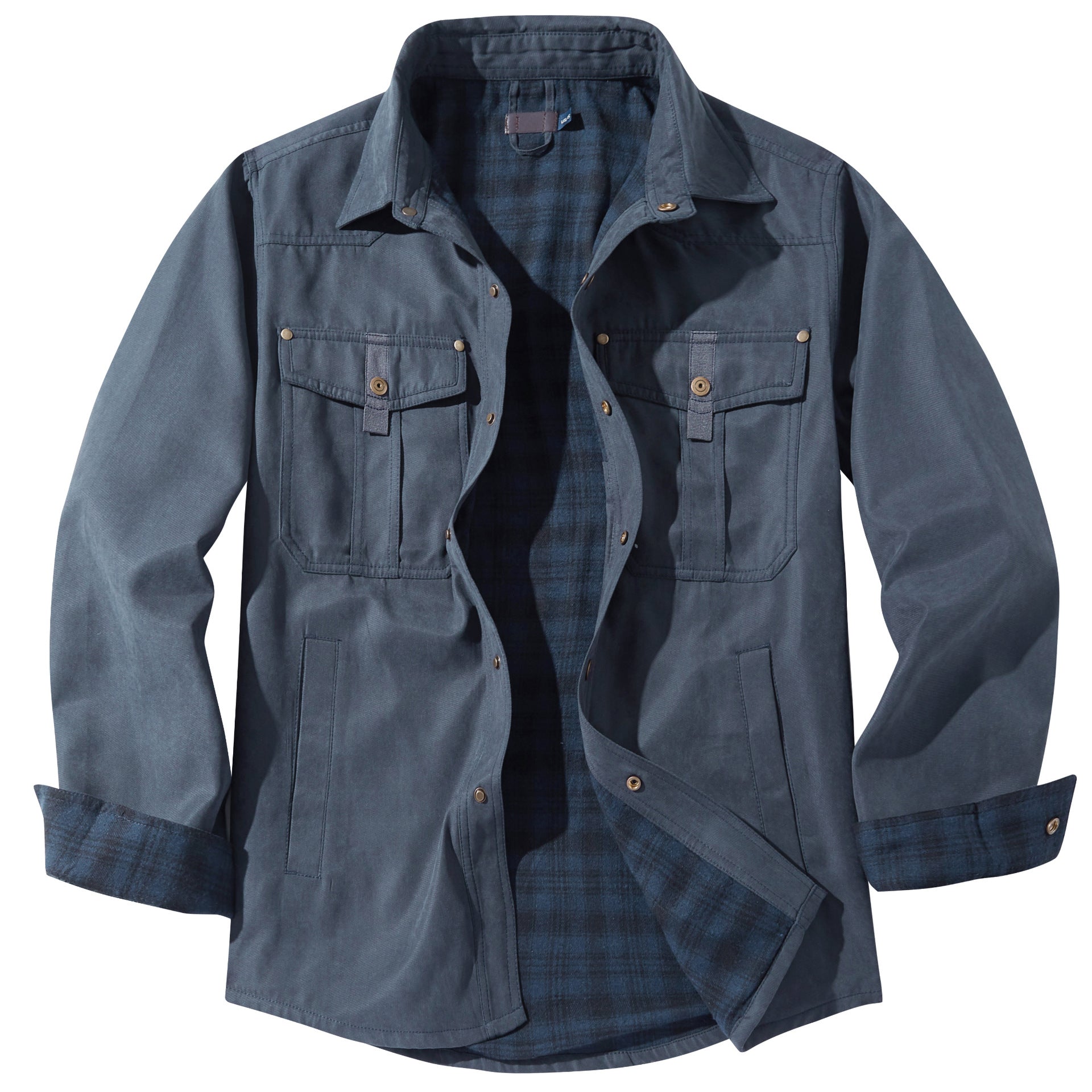 Men's Retro Western Style Flannel Casual Jacket