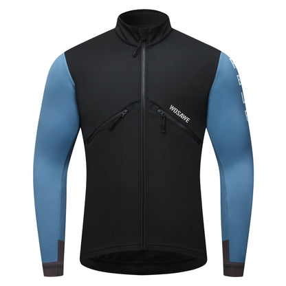 Men’s Thermal Cycling Jacket – Fleece-Lined with Windproof Front