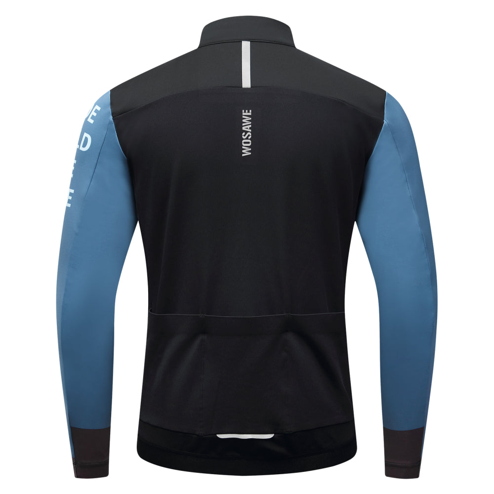 Men’s Thermal Cycling Jacket – Fleece-Lined with Windproof Front