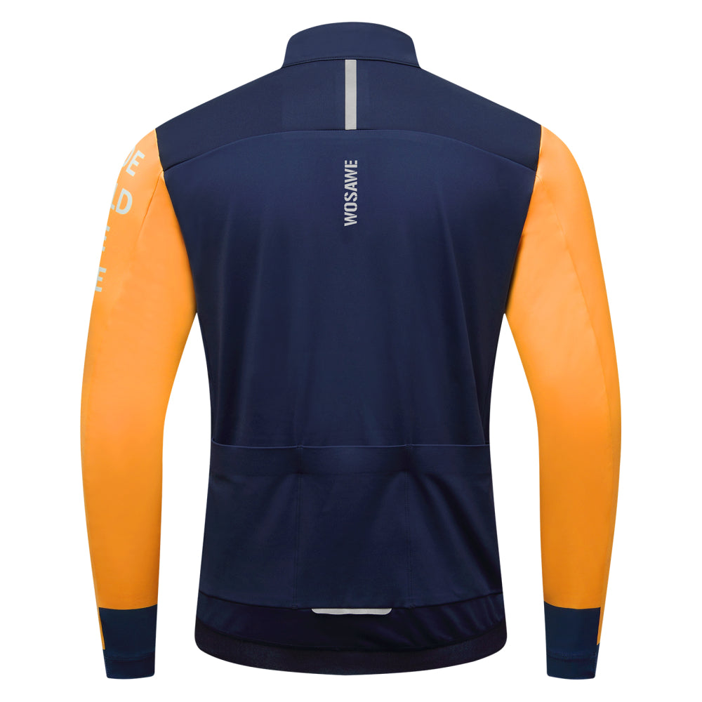 Men’s Thermal Cycling Jacket – Fleece-Lined with Windproof Front