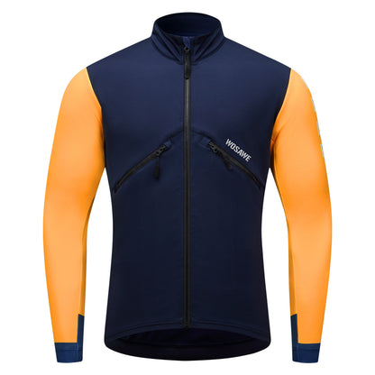 Men’s Thermal Cycling Jacket – Fleece-Lined with Windproof Front