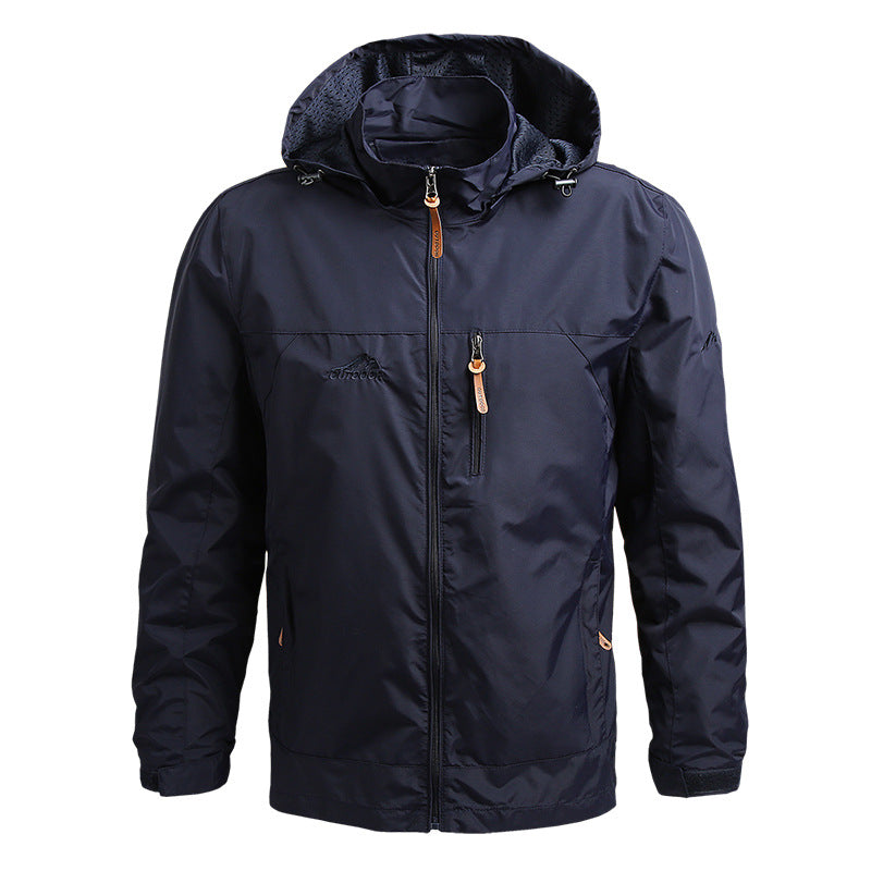 Men's Waterproof Outdoor Jackets windproof Soft Shell Coat