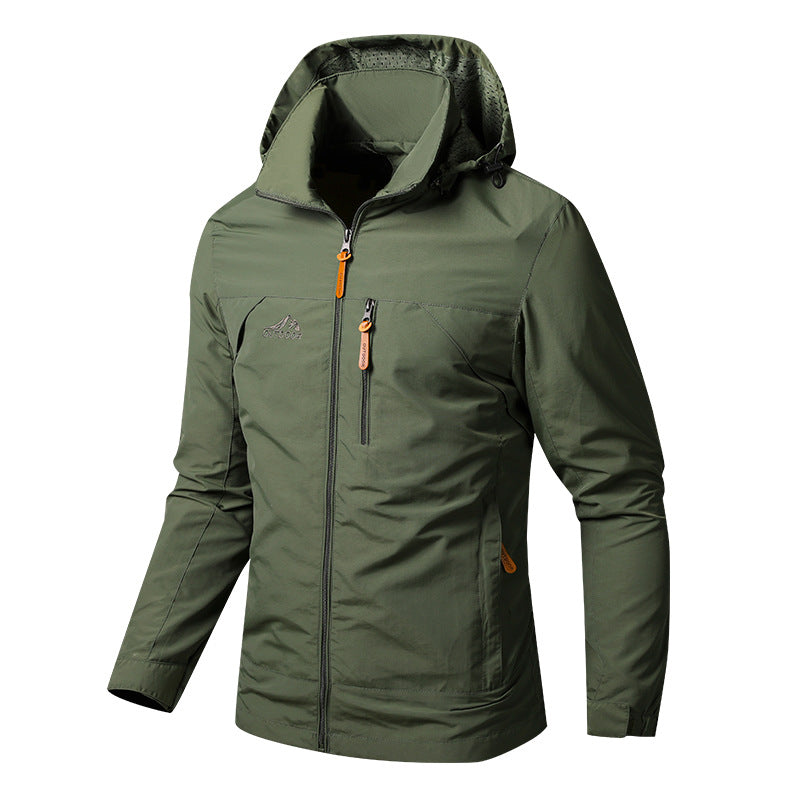 Men's Waterproof Outdoor Jackets windproof Soft Shell Coat