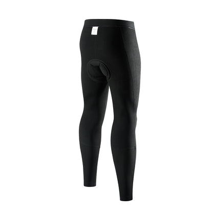 Men’s Winter Fleece Padded Cycling Tights – Warm Road Bike Pants