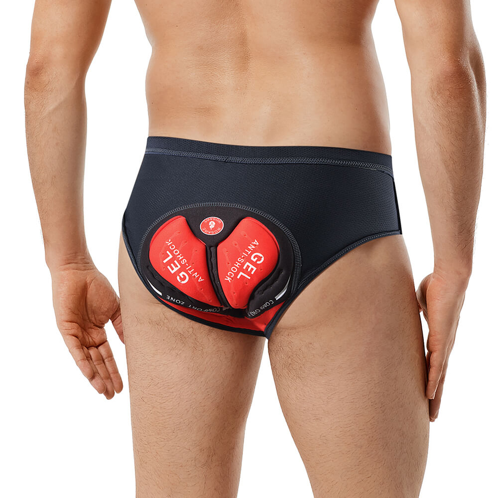 Men’s Cycling Briefs – Breathable, Quick-Dry Bike Underwear with 3D Gel Padding