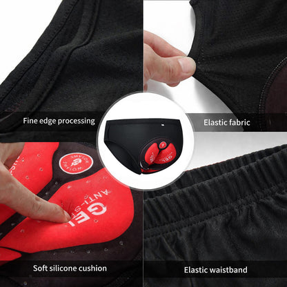 Men’s Cycling Briefs – Breathable, Quick-Dry Bike Underwear with 3D Gel Padding