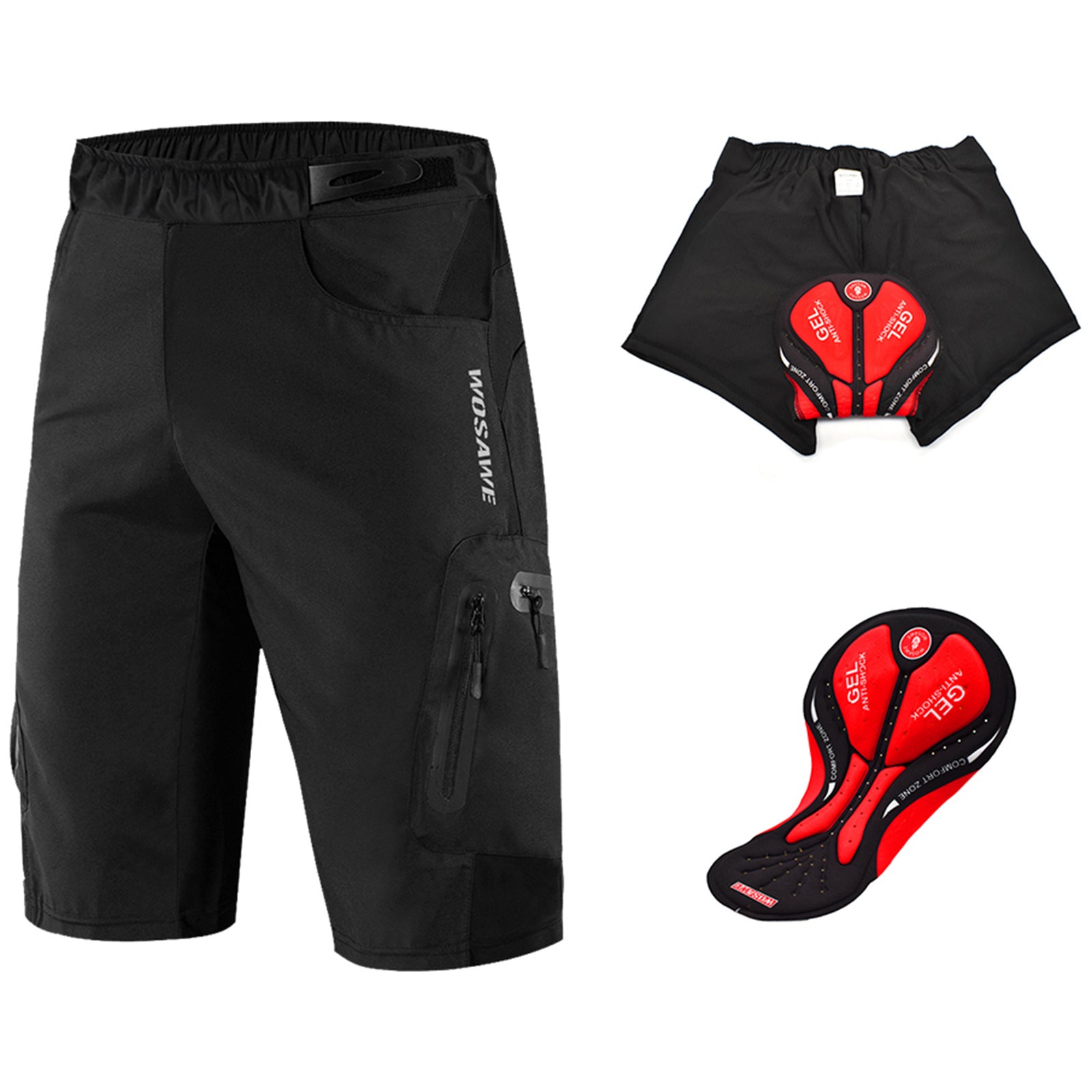 Men’s MTB Cycling Shorts – Quick-Dry, Baggy Fit