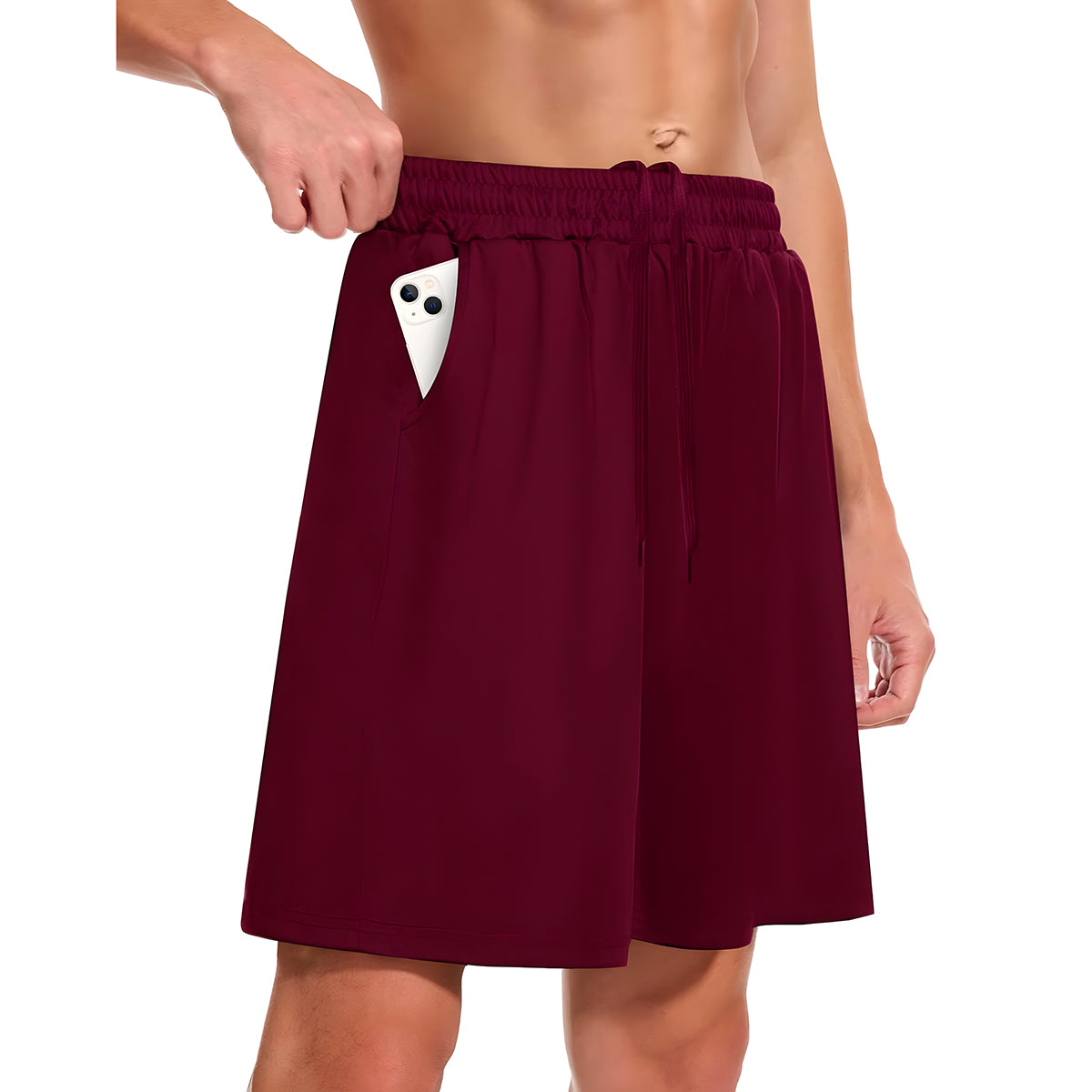 Men’s Quick Dry Athletic Shorts with Deep Pockets