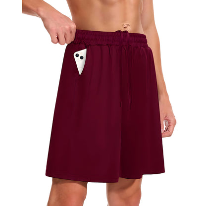 Men’s Quick Dry Athletic Shorts with Deep Pockets