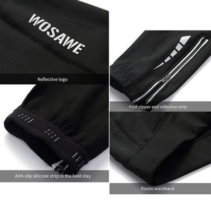 Men’s Winter Thermal Padded Cycling Tights – Road Bike Pants