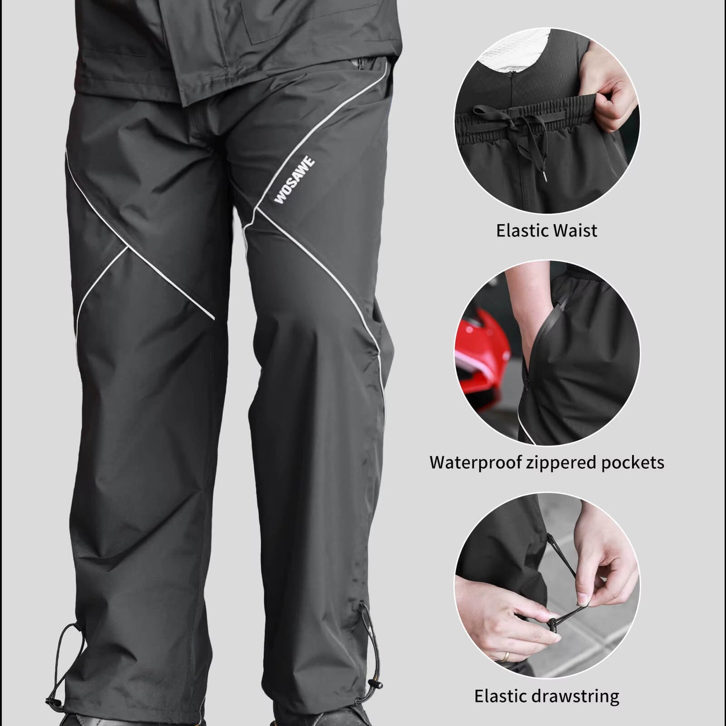 Motorcycle & Cycling Waterproof Trousers – Men & Women Outdoor Pants