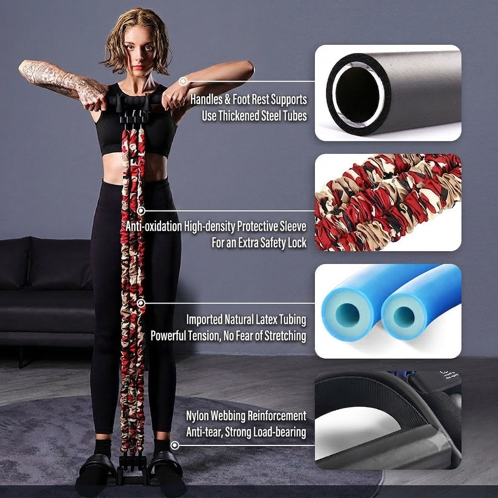 Multifunctional Pedal Resistance Band