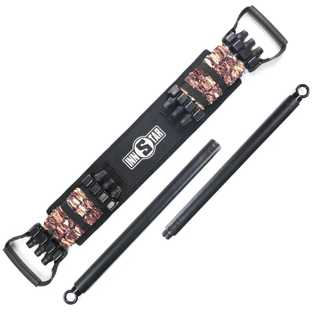 Multifunctional Resistance Band Set with Detachable Bar