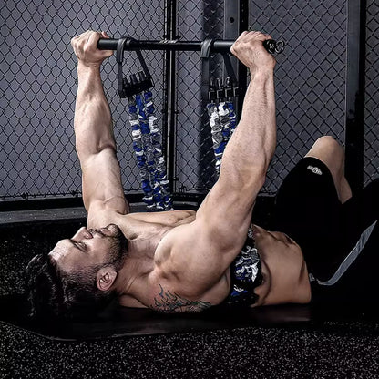 Multifunctional Resistance Band Set with Detachable Bar