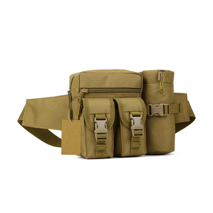 Multifunctional Tactical Waist Bag with Water Bottle Holder for Outdoor Activities