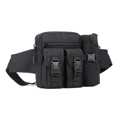 Multifunctional Tactical Waist Bag with Water Bottle Holder for Outdoor Activities