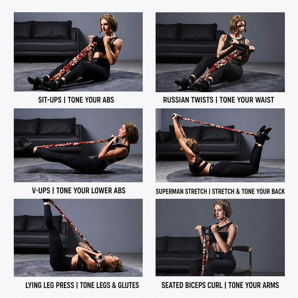 Multifunctional Pedal Resistance Band