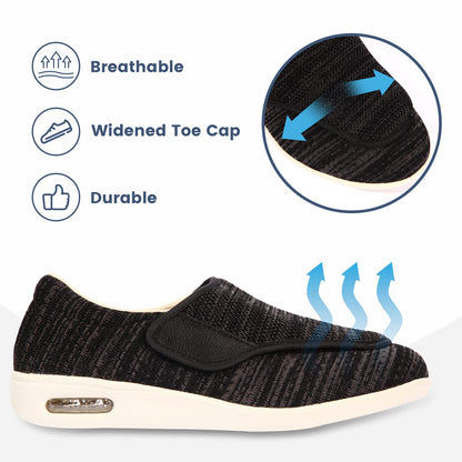 Orthopedic Walking Shoes with Adjustable Memory Foam