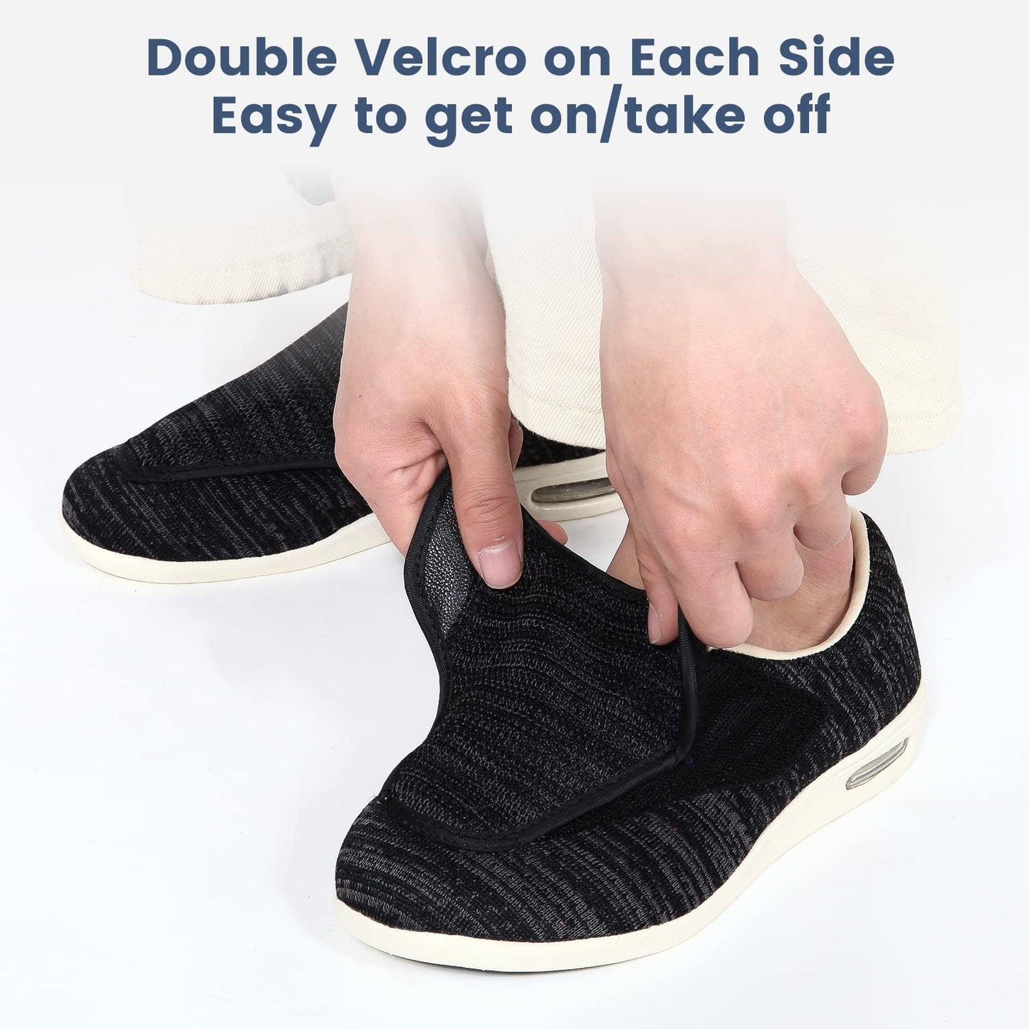 Orthopedic Walking Shoes with Adjustable Memory Foam