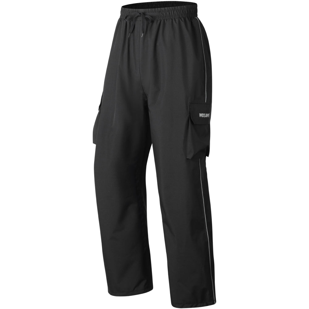 Outdoor Rain Pants – Waterproof & Windproof with Cargo Pockets and Reflective Elements