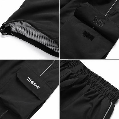 Outdoor Rain Pants – Waterproof & Windproof with Cargo Pockets and Reflective Elements