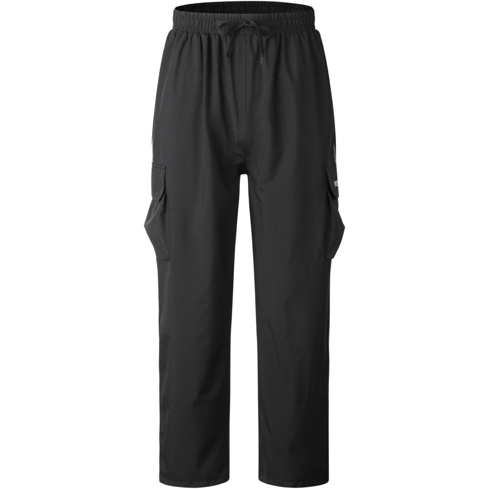 Outdoor Rain Pants – Waterproof & Windproof with Cargo Pockets and Reflective Elements