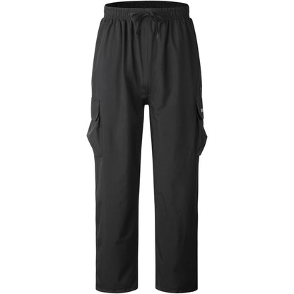 Outdoor Rain Pants – Waterproof & Windproof with Cargo Pockets and Reflective Elements