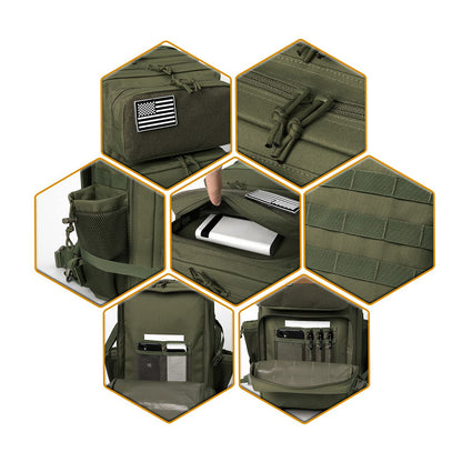 Outdoor Waterproof Men's Military Tactical Backpack 25L