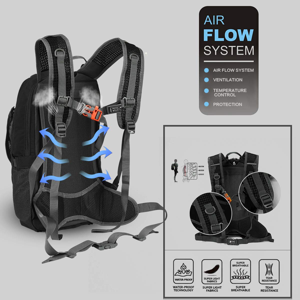 Outdoor Sports Bag Cycling Backpack Mountaineering Bag 25 L