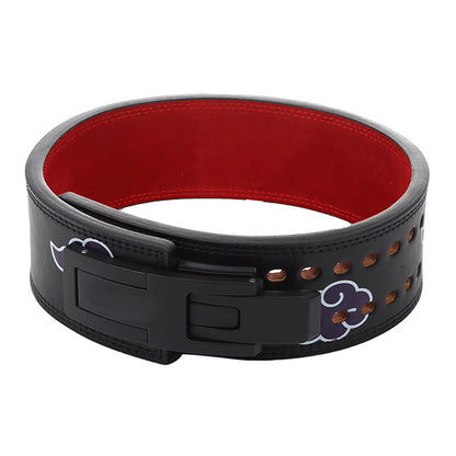 13mm Leather Weightlifting Belt with Buckle | Belt for Men Strength Training