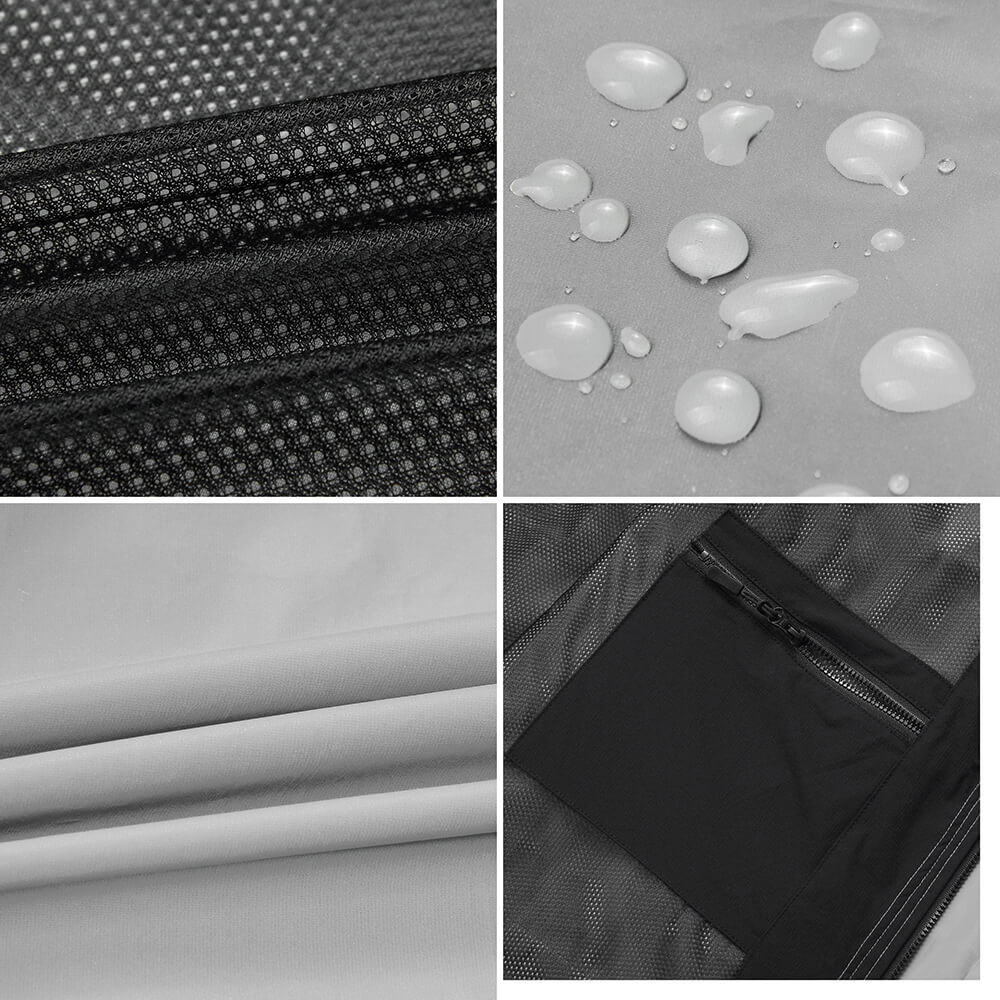 Reflective Cycling Vest – Windproof, Water-Repellent, Breathable, Adjustable Hem