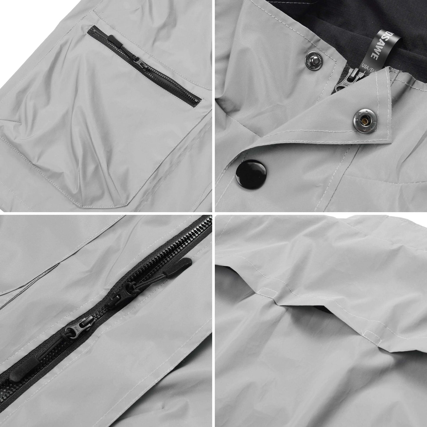 Reflective Cycling Vest – Windproof, Water-Repellent, Breathable, Adjustable Hem