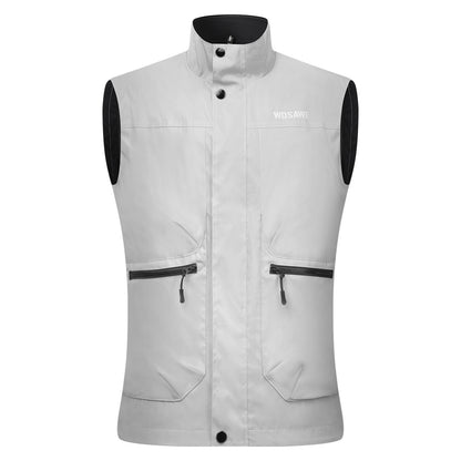 Reflective Cycling Vest – Windproof, Water-Repellent, Breathable, Adjustable Hem