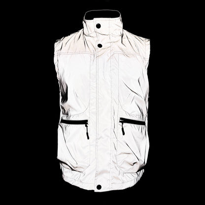 Reflective Cycling Vest – Windproof, Water-Repellent, Breathable, Adjustable Hem
