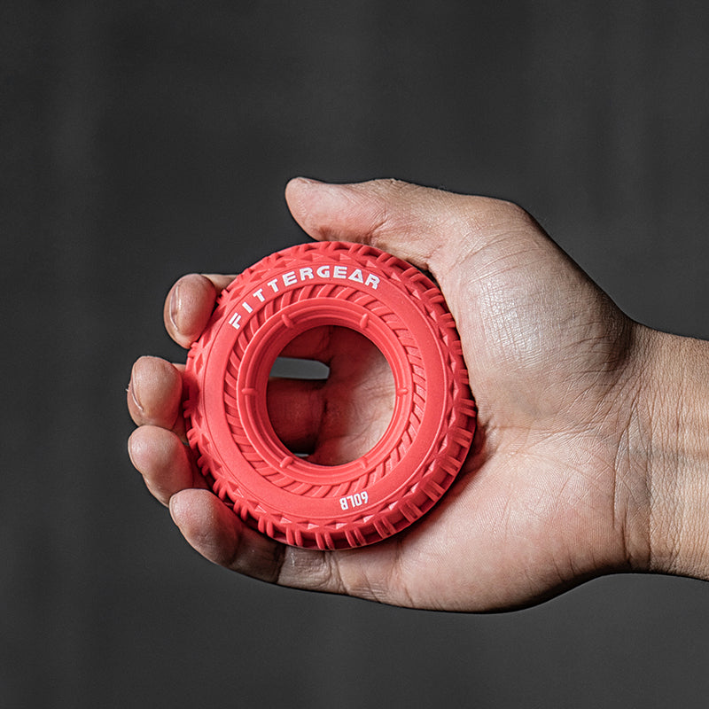 Silicone Grip Strength Ring with Tire Tread Design (60–80 LB)