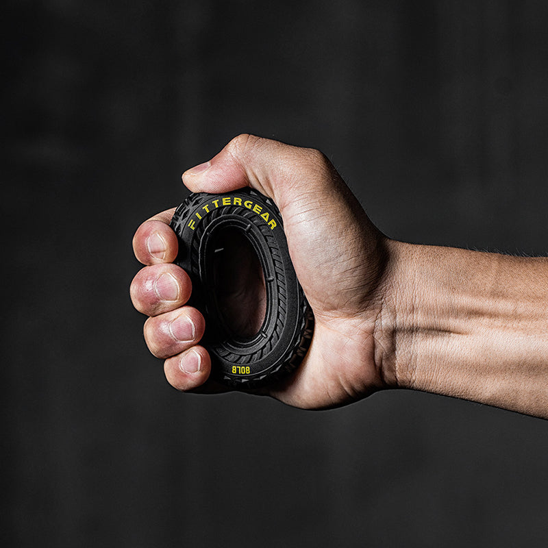 Silicone Grip Strength Ring with Tire Tread Design (60–80 LB)