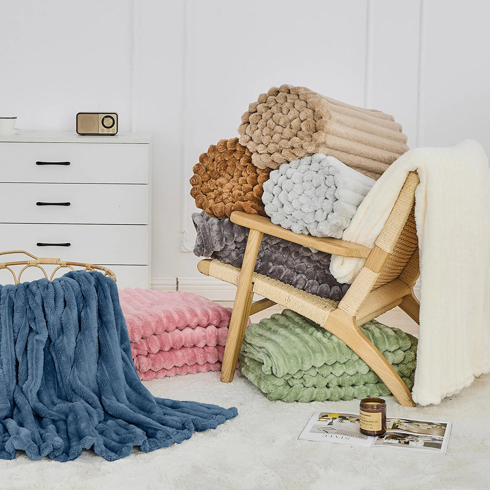 Soft Fleece Blanket – Cozy Throw “Cloud Nine”