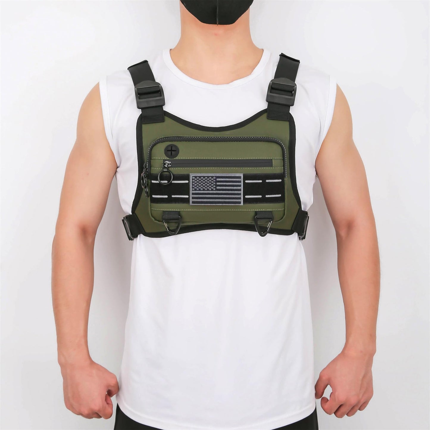 Sports Chest Bag For Men | Lightweight Breathable Bike Backpack