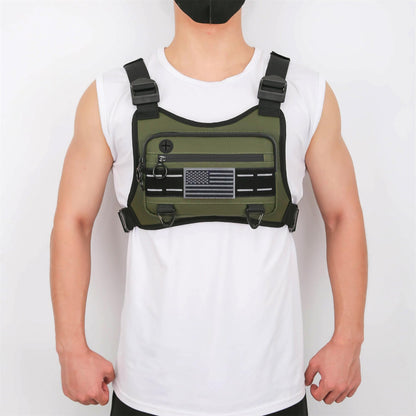 Sports Chest Bag For Men | Lightweight Breathable Bike Backpack