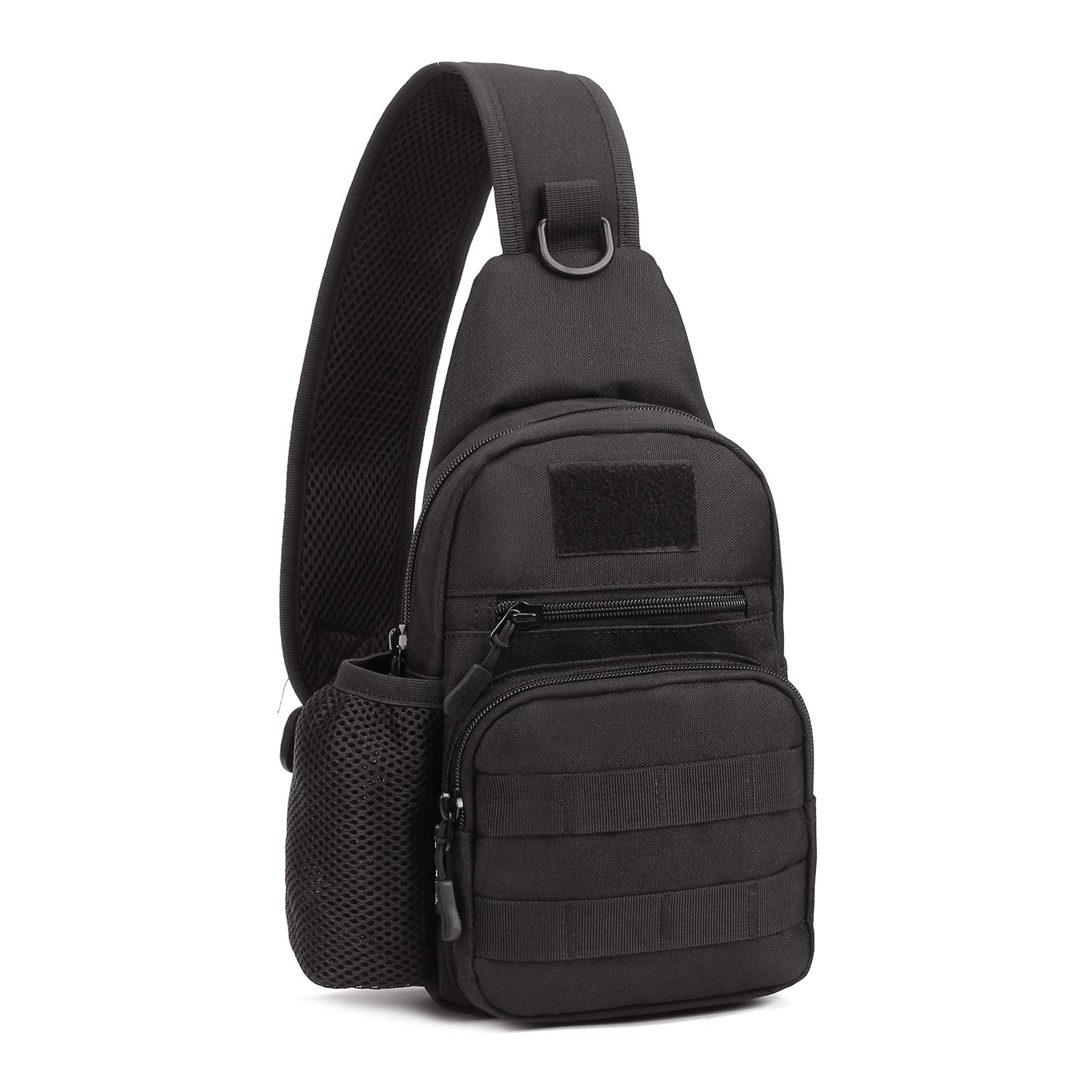 Tactical Chest Bag with Molle Water Bottle Holder